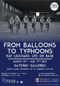 From Balloons to Typhoons exhibition poster
